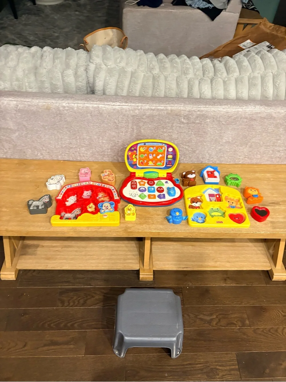 Lot 3 Interactive Kids Toys House Farm Animal Learning Toys & VTech Baby Laptop